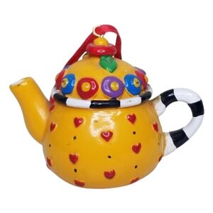 Vintage Mary Engelbreit Collection ‎ Miniature Teapot Ornament 2"